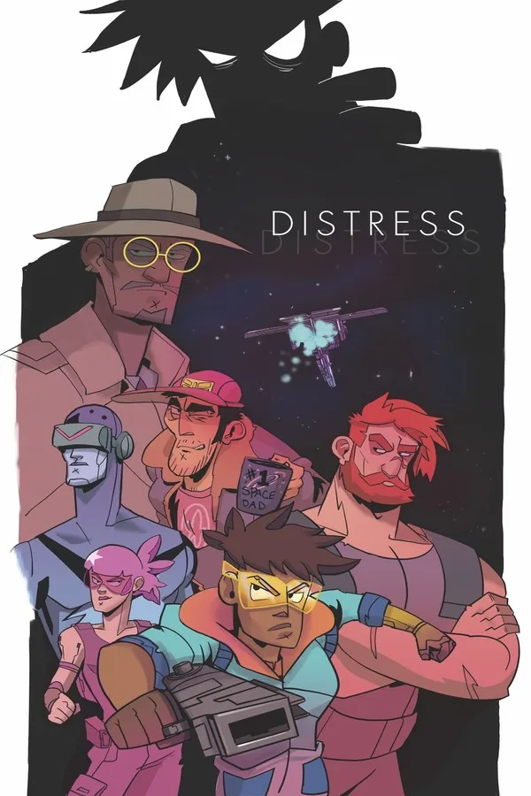 Copertina di Distress: A Choice-Driven Sci-Fi Adventure