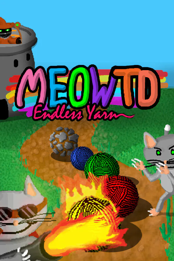 Copertina di Meow TD: Endless Yarn