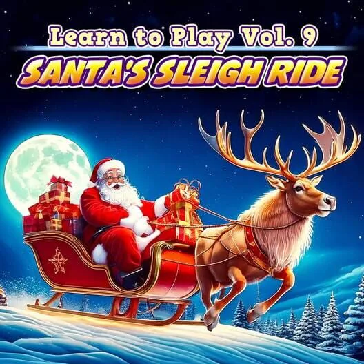 Copertina di Learn to Play Vol. 9: Santa's Sleigh Ride