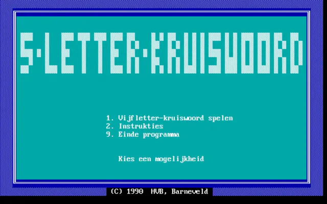 Copertina di 5-Letter-Kruiswoord