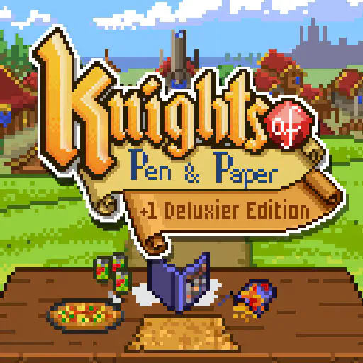 Copertina di Knights of Pen and Paper +1 Deluxier Edition
