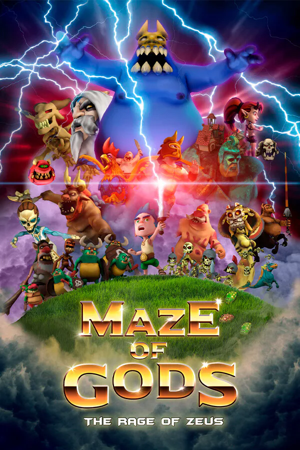 Copertina di Maze of Gods: Rage of Zeus