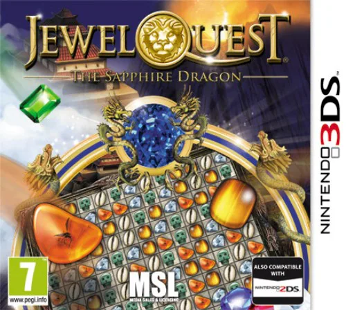 Copertina di Jewel Quest The Sapphire Dragon