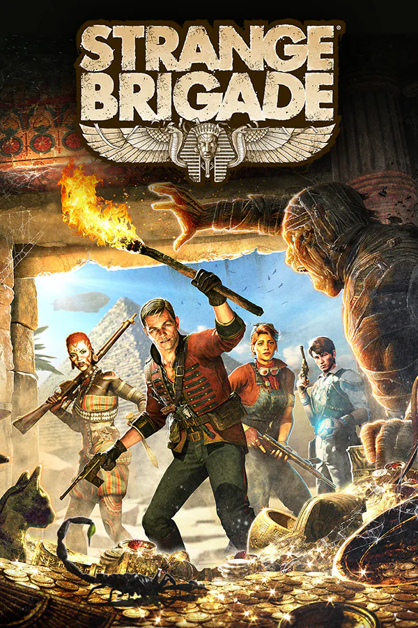 Copertina di Strange Brigade