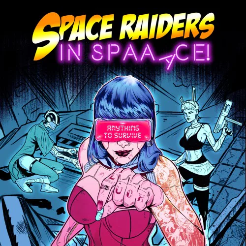 Copertina di Space Raiders in Space