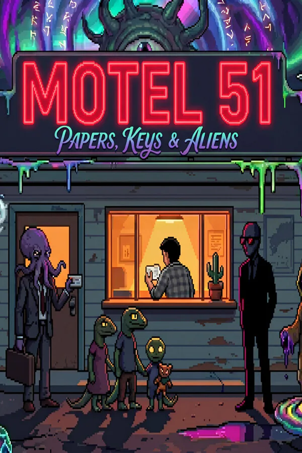 Copertina di Motel 51: Papers, Keys & Aliens