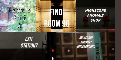 Copertina di Santa's Spot It + Exit Station 7 + Find Room 96 +HighScore Anomaly Shop +HighScore Anomaly Underground