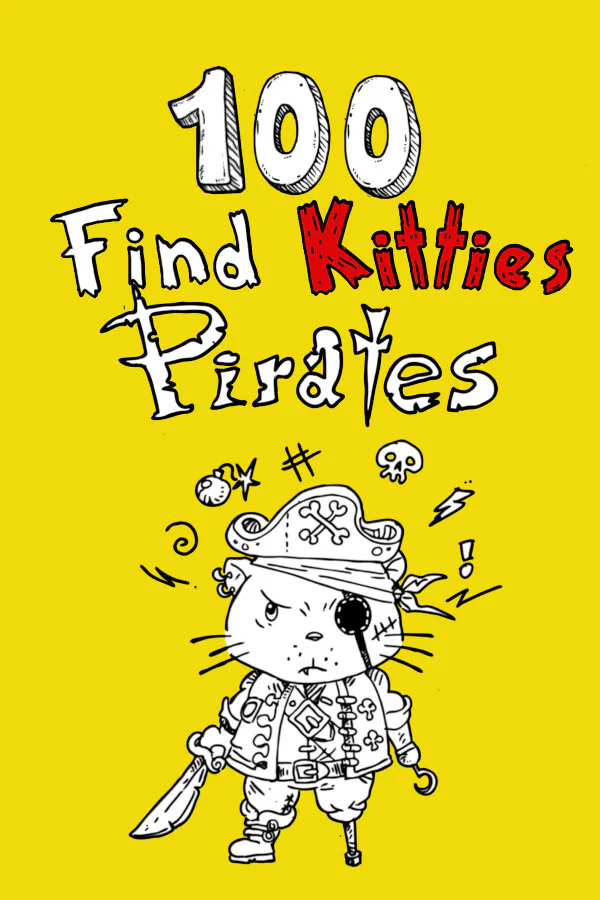 Copertina di 100 Find Kitties: Pirates