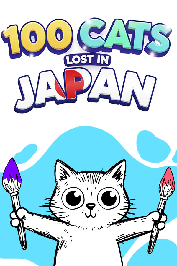 Copertina di 100 Cats Lost In Japan Find & Color