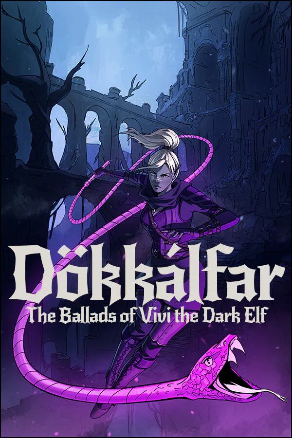 Copertina di Dokkalfar: The Ballads of Vivi the Dark Elf