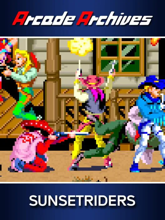 Copertina di Arcade Archives SUNSETRIDERS