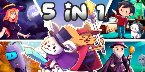 Copertina di 5 in 1: Scrap Bolts + Toroom + Last Mage Survivor + Home Sweet Home + Bruxa