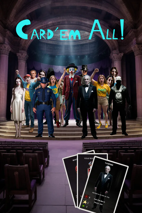 Copertina di Card'em All!