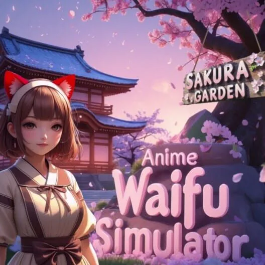 Copertina di Anime Waifu Simulator: Sakura Garden
