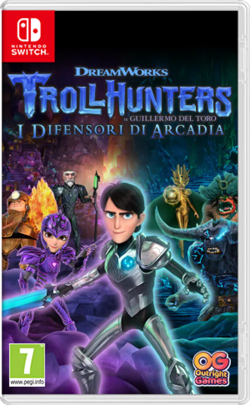 Copertina di Trollhunters I Difensori di Arcadia