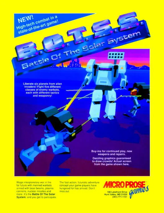 Copertina di B.O.T.S.S.: Battle of the Solar System