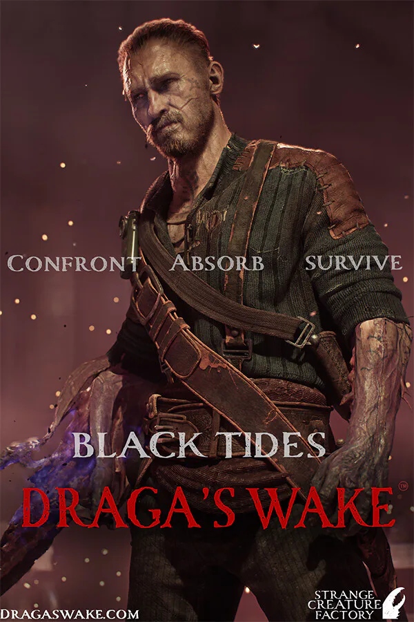 Copertina di Black Tides Draga's Wake
