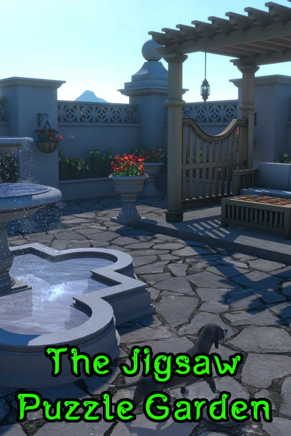 Copertina di The Jigsaw Puzzle Garden