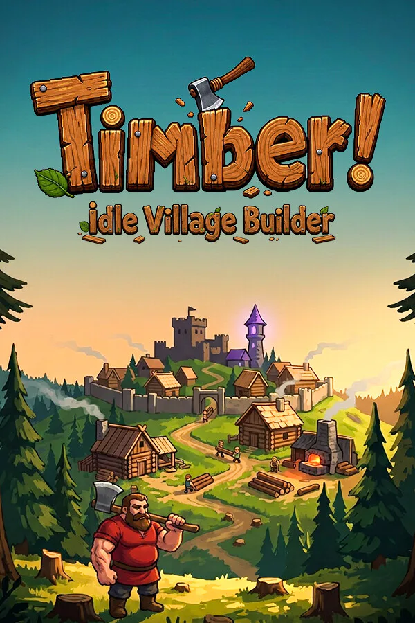 Copertina di TIMBER! Idle Village Builder