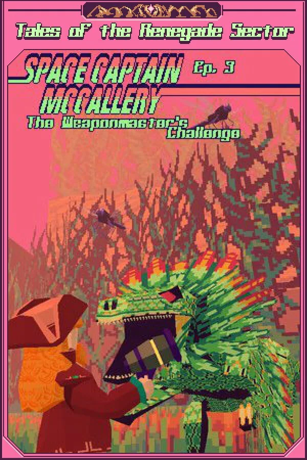 Copertina di Space Captain McCallery - Episode 3: The Weaponmaster's Challenge