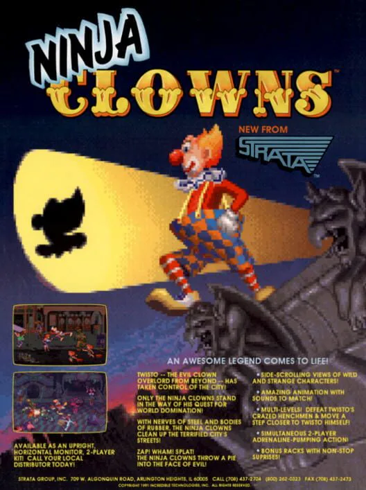 Copertina di Ninja Clowns