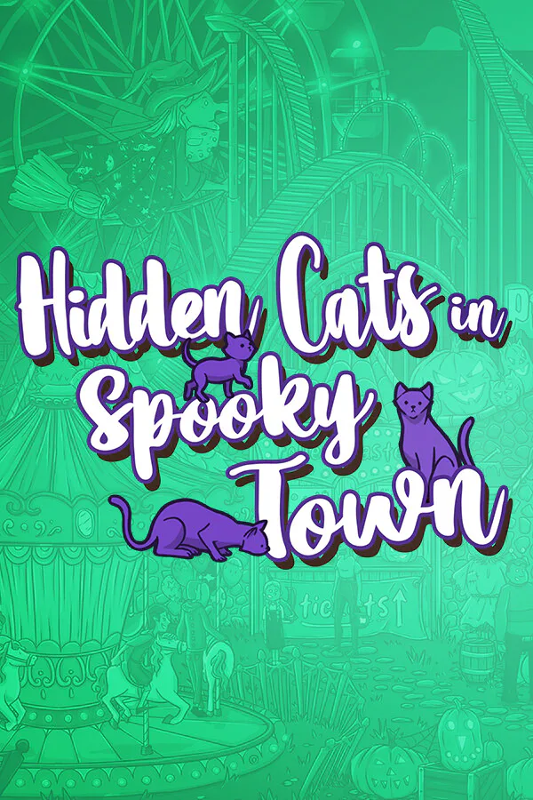 Copertina di Hidden Cats in Spooky Town