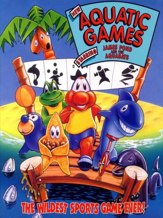 Copertina di The Aquatic Games: Starring James Pond and the Aquabats