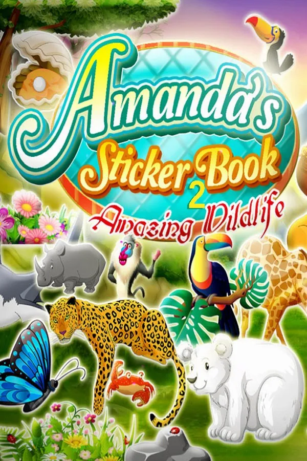 Copertina di Amanda's Sticker Book 2 - Amazing Wildlife