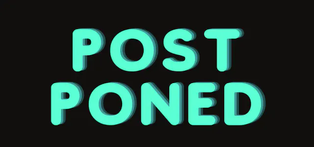Copertina di Postponed