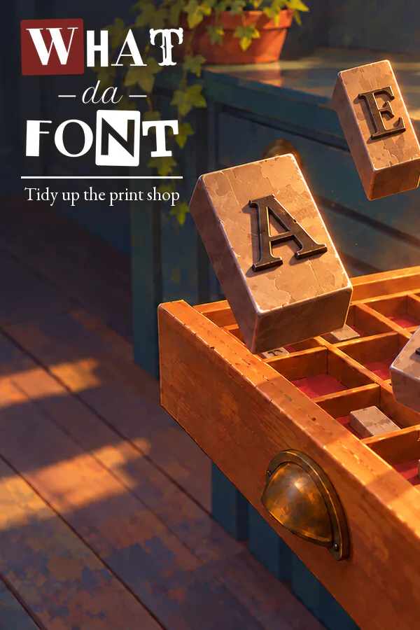 Copertina di What Da Font: Tidy Up the Print Shop