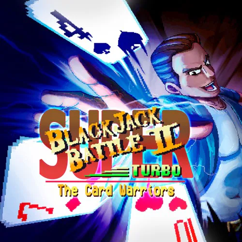 Copertina di Super Blackjack Battle 2 Turbo Edition - The Card Warriors