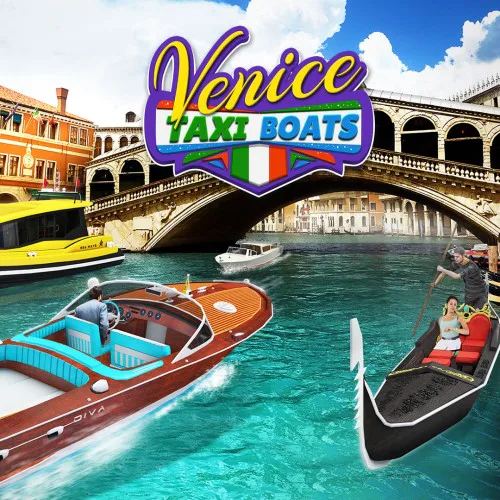 Copertina di Venice Taxi Boats