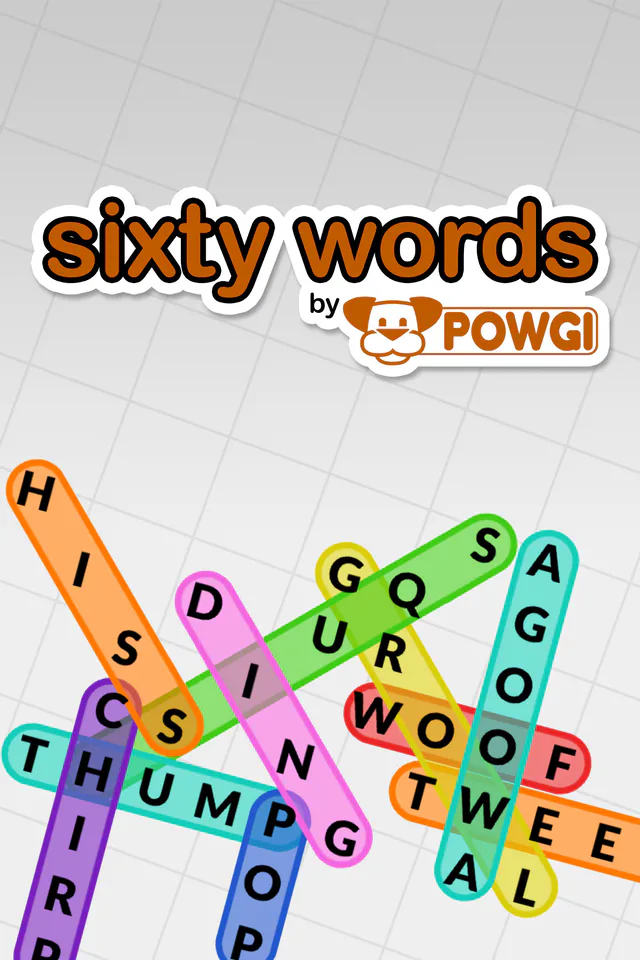 Copertina di Sixty Words by POWGI