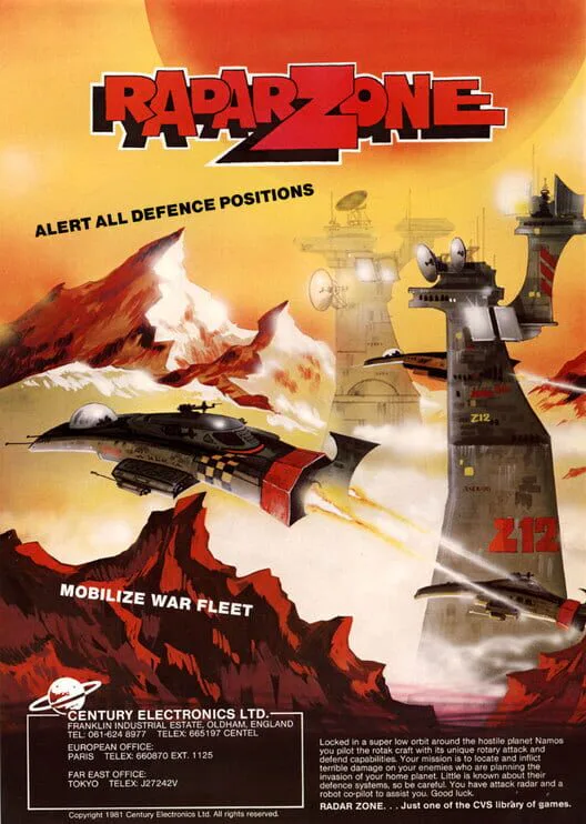 Copertina di Radar Zone