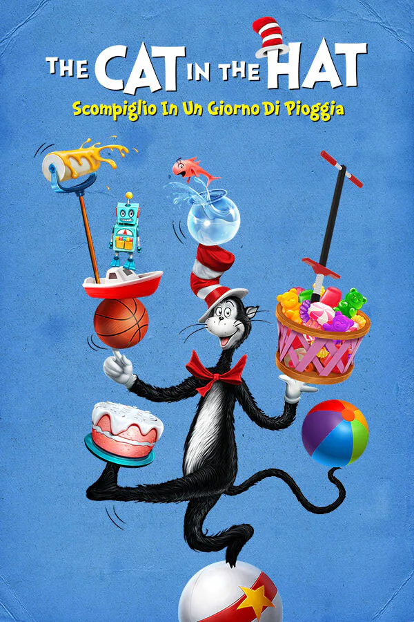 Copertina di The Cat in the Hat: scompiglio in un giorno di pioggia