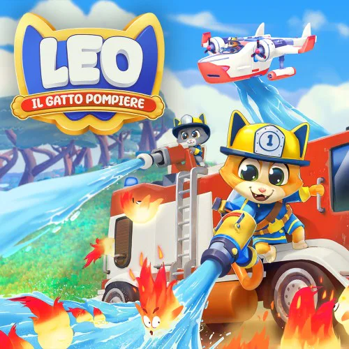 Copertina di Leo: Il Gatto Pompiere