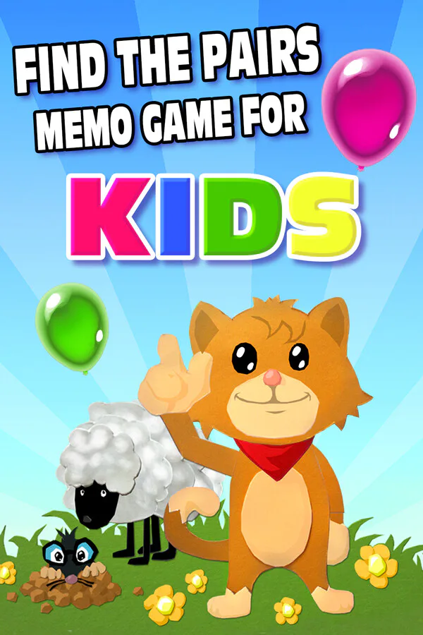 Copertina di Find the Pairs Memo Game for Kids