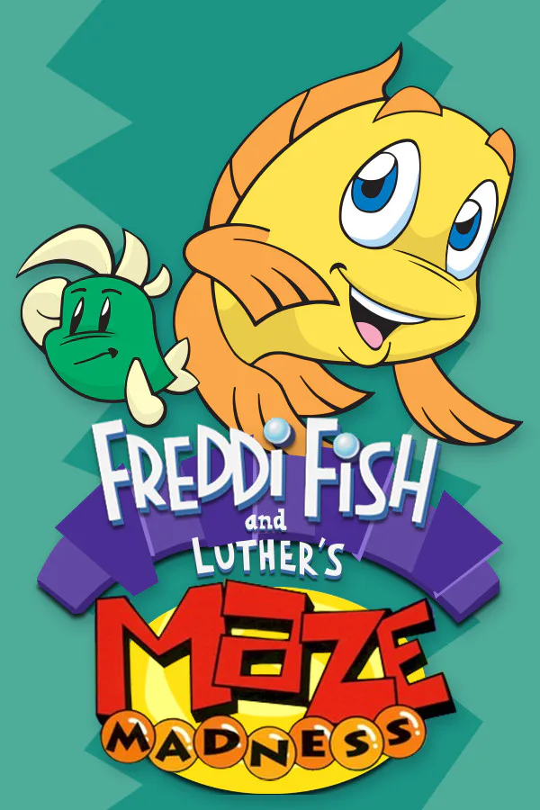Copertina di Freddi Fish and Luther's Maze Madness