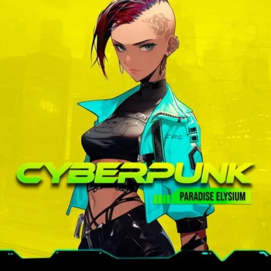 Copertina di Cyberpunk Paradise Elysium: The Visual Novel