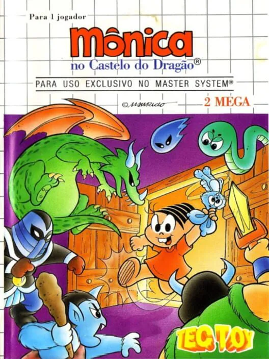 Copertina di Mônica no Castelo do Dragão