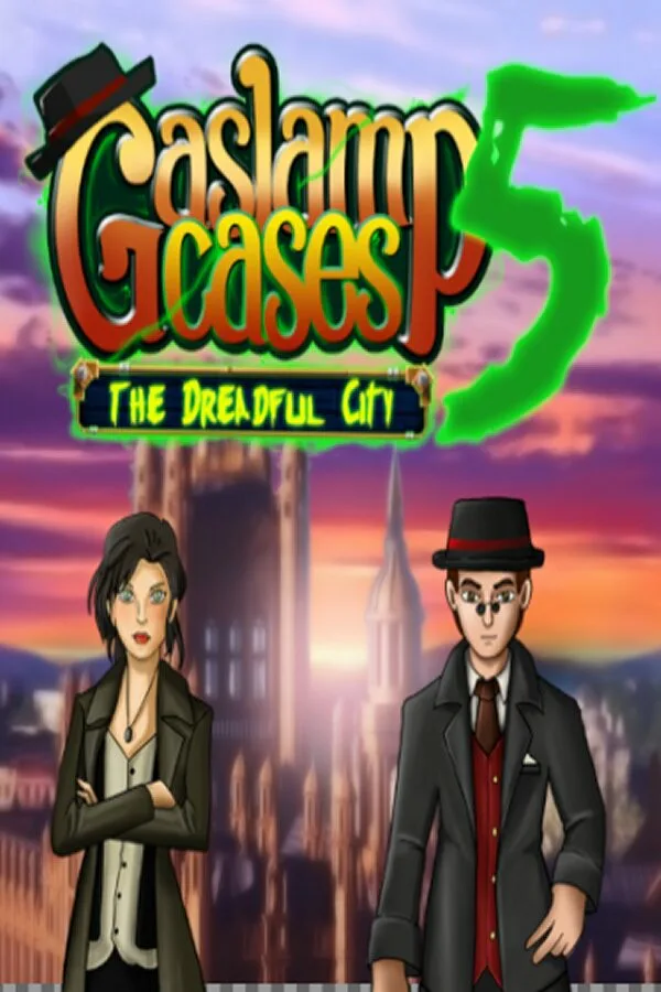 Copertina di Gaslamp Cases 5 - The dreadful City
