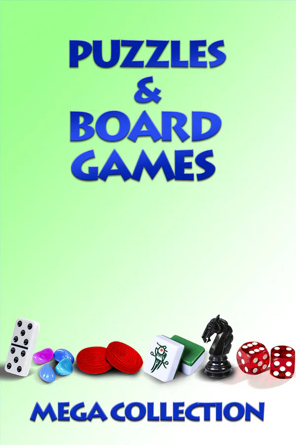 Copertina di Puzzles and Board Games Mega Collection