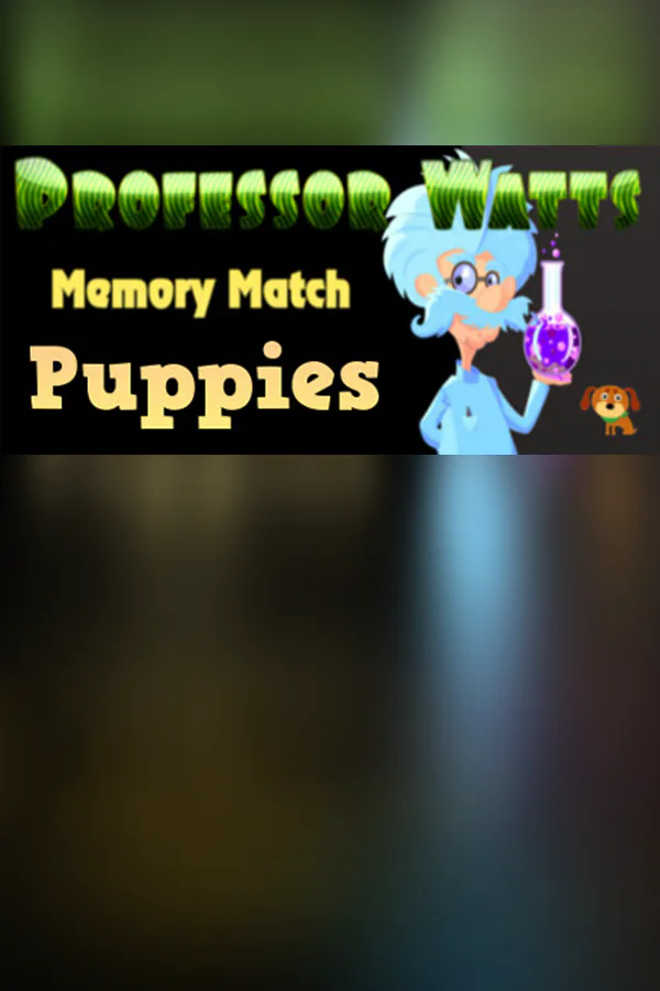 Copertina di Professor Watts Memory Match: Puppies