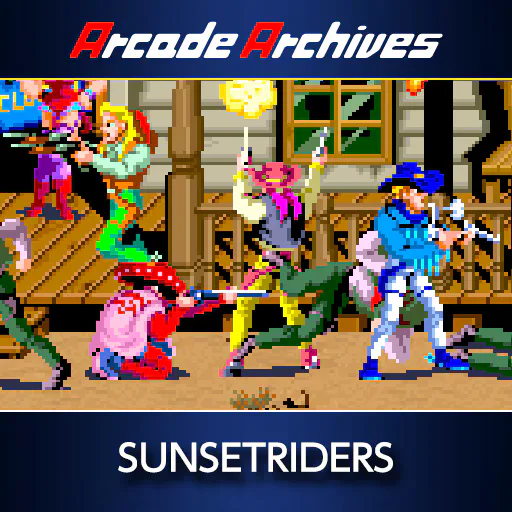 Copertina di Arcade Archives SUNSETRIDERS