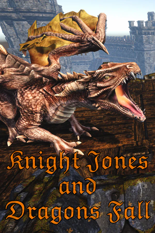Copertina di Knight Jones and Dragons Fall