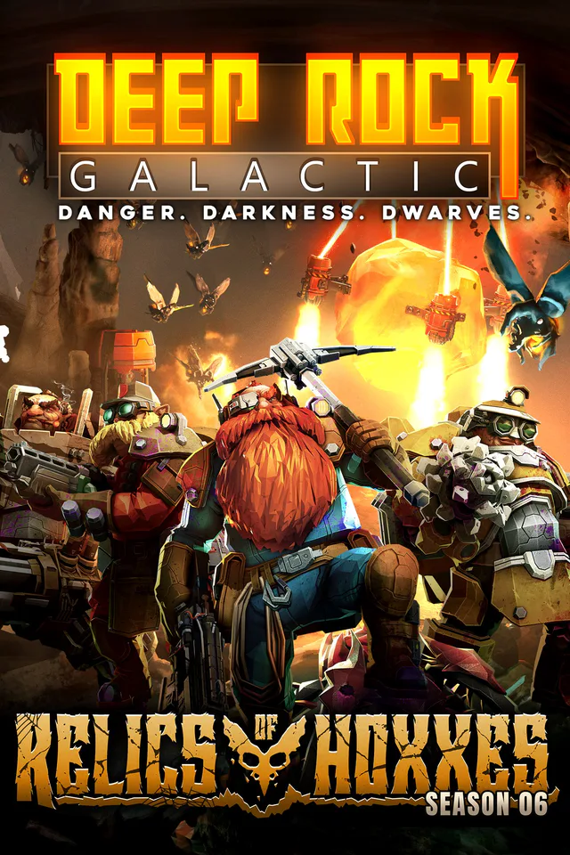 Copertina di Deep Rock Galactic