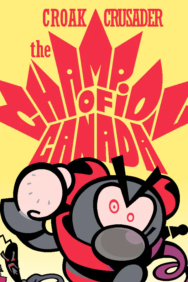 Copertina di Croak Crusader: the Champion of Canada