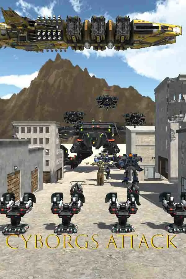 Copertina di Cyborgs Attack