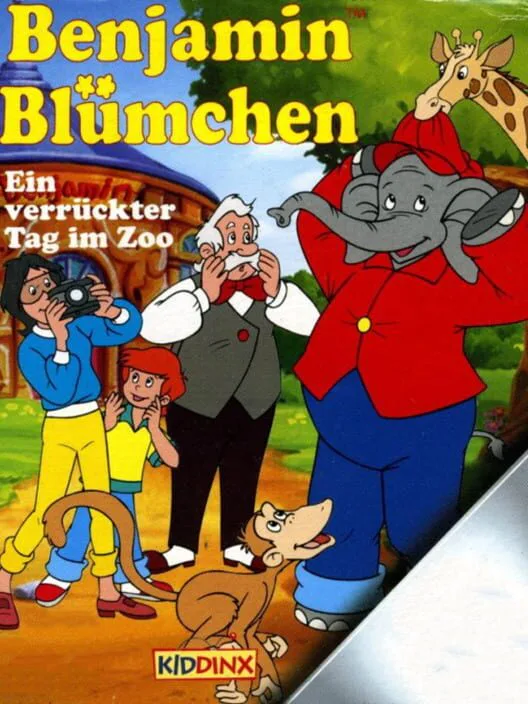 Copertina di Benjamin Blümchen: Ein verrückter Tag Im Zoo