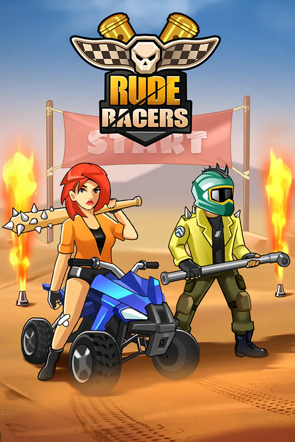 Copertina di Rude Racers: 2D Combat Racing